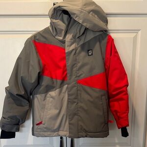 Orage Ski Board Winter Kids Red and Gray Jacket
